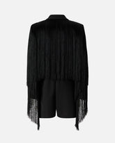 Short playsuit with all-over fringe detailing -  | Pinko
