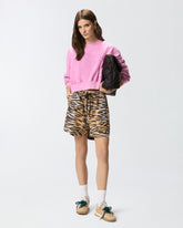 Shorts with tiger print -  | Pinko