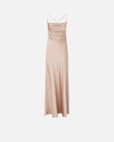 Long slip dress in satin -  | Pinko
