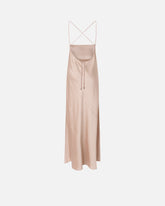 Long slip dress in satin -  | Pinko