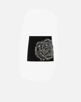 Mini skirt with embroidered jewel rose -  | Pinko