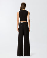 Vest with rose jewel buttons -  | Pinko