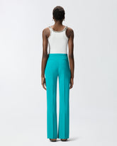 Trousers with pressed pleat detail -  | Pinko