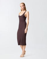 Eng anliegendes Midikleid mit Schmuckspange -  | Pinko