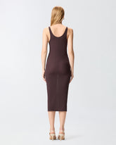 Eng anliegendes Midikleid mit Schmuckspange -  | Pinko