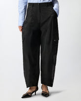 Workwear trousers with sheer inserts -  | Pinko