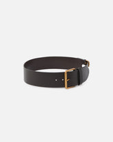 Gürtel aus glattem Leder mit Riemchen 6 cm -  | Pinko