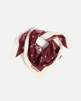 Triangular scarf with floral paisley print -  | Pinko