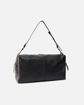 Keeper Bag large shoulder bag in new biker leather -  | Pinko