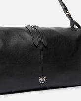 Keeper Bag large shoulder bag in new biker leather -  | Pinko