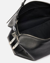 Keeper Bag large shoulder bag in new biker leather -  | Pinko