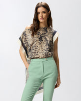 Kaftan with snake print -  | Pinko