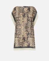 Kaftan with snake print -  | Pinko