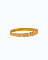 Suede belt with Texan details, 3 cm -  | Pinko