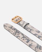 Belt with python print, 4 cm -  | Pinko