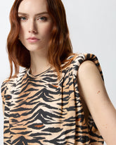 Ärmelloses Shirt mit Tigerprint -  | Pinko