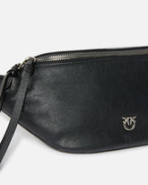 Small belt bag in new biker leather -  | Pinko