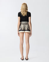 Pareo shorts with snake print -  | Pinko
