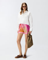 Pareo shorts with Love Birds logo -  | Pinko