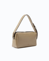 Medium crossbody Boston bag in new biker leather -  | Pinko