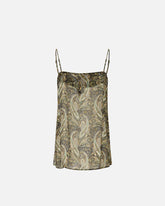 Top mit Kaschmir-Print und Spitze -  | Pinko