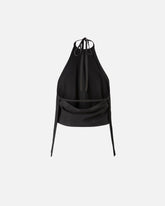 Halterneck top with fringes -  | Pinko