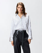 Striped cotton shirt -  | Pinko