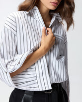 Striped cotton shirt -  | Pinko