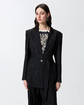 Floral jacquard kimono jacket -  | Pinko