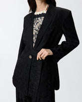 Floral jacquard kimono jacket -  | Pinko