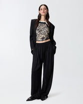 Floral jacquard trousers -  | Pinko