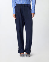 Hose im Loose Fit mit Gürtel -  | Pinko