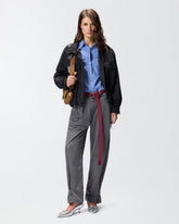 Hose im Loose Fit mit Gürtel -  | Pinko