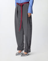 Hose im Loose Fit mit Gürtel -  | Pinko