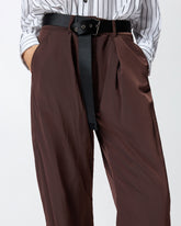 Hose im Loose Fit mit Gürtel -  | Pinko