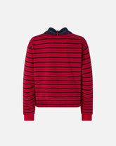 Gestreifter Pullover mit Tuch -  | Pinko