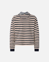 Gestreifter Pullover mit Tuch -  | Pinko