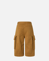 Cargo Bermuda shorts with rivets -  | Pinko