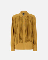 Texan-style shirt with fringing -  | Pinko