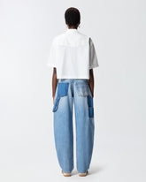 Cropped-Bluse mit Metallic-Details -  | Pinko