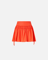 Short skirt with gathering and drawstring -  | Pinko