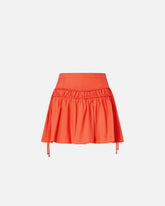 Short skirt with gathering and drawstring -  | Pinko