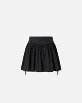 Short skirt with gathering and drawstring -  | Pinko