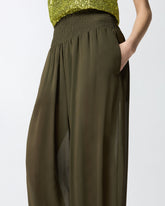 Semi-sheer balloon-fit trousers -  | Pinko