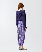 Cropped blouse with hood and sheer details -  | Pinko