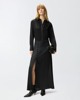 Long skirt with slit and laces -  | Pinko