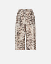 Bermuda shorts with snake print -  | Pinko