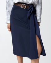 Longuette-Rock mit Gürtel -  | Pinko