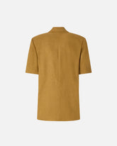 Short-sleeved linen jacket -  | Pinko