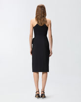 Calf-length wrap skirt with fringing -  | Pinko